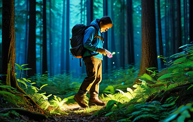 Luminous Forest Exploration**

"A fully clothed explorer in appropriate hiking gear, carefully navigating a magical luminous forest. The forest floor is bathed in the soft, flickering light of bioluminescent leaves. Safe for work, appropriate content, professional quality, perfect anatomy, natural proportions, well-formed hands, proper finger count, modest attire, family-friendly scene."

**